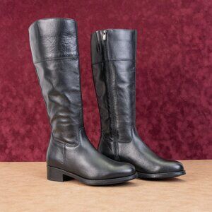 La Canadienne Women Sasha Leather Waterproof Equestrian Riding Knee Boots sz 8.5
